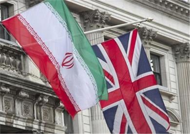 علم بريطانيا وإيران